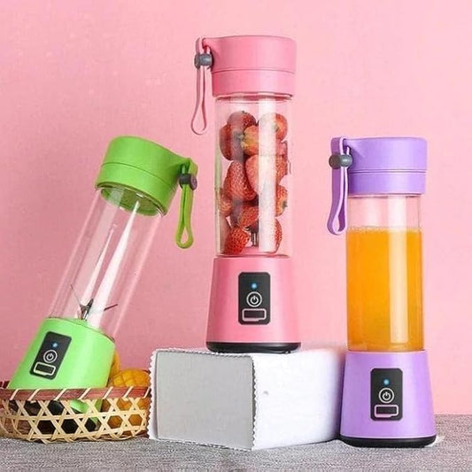 6 Blade Juicer- Portable Electric 6 Blade USB Juice Maker (380 ml)
